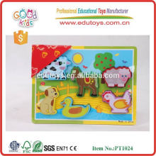 2015 Modern IQ animal puzzle wood for baby